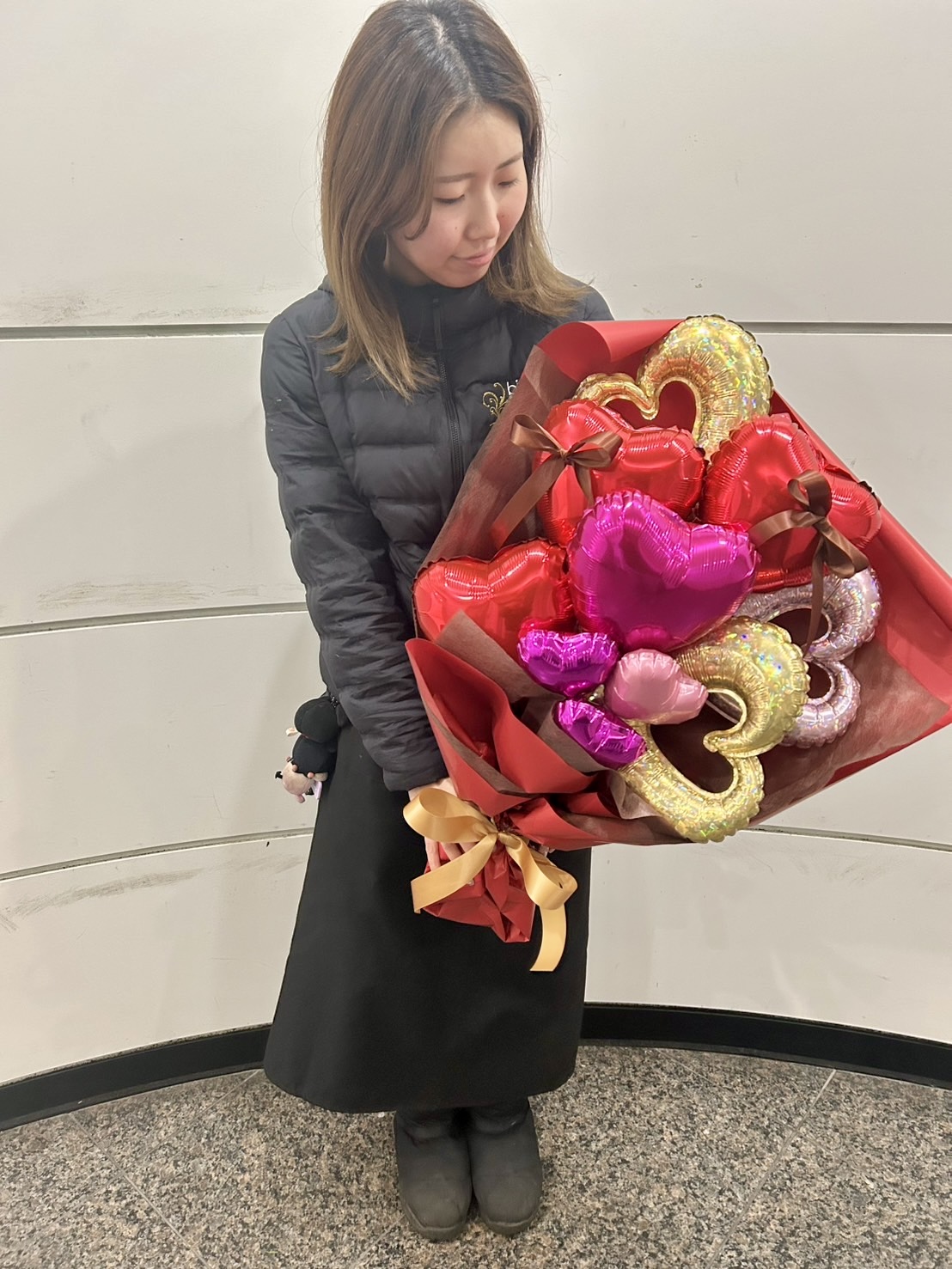 バレンタインブーケ チョコ